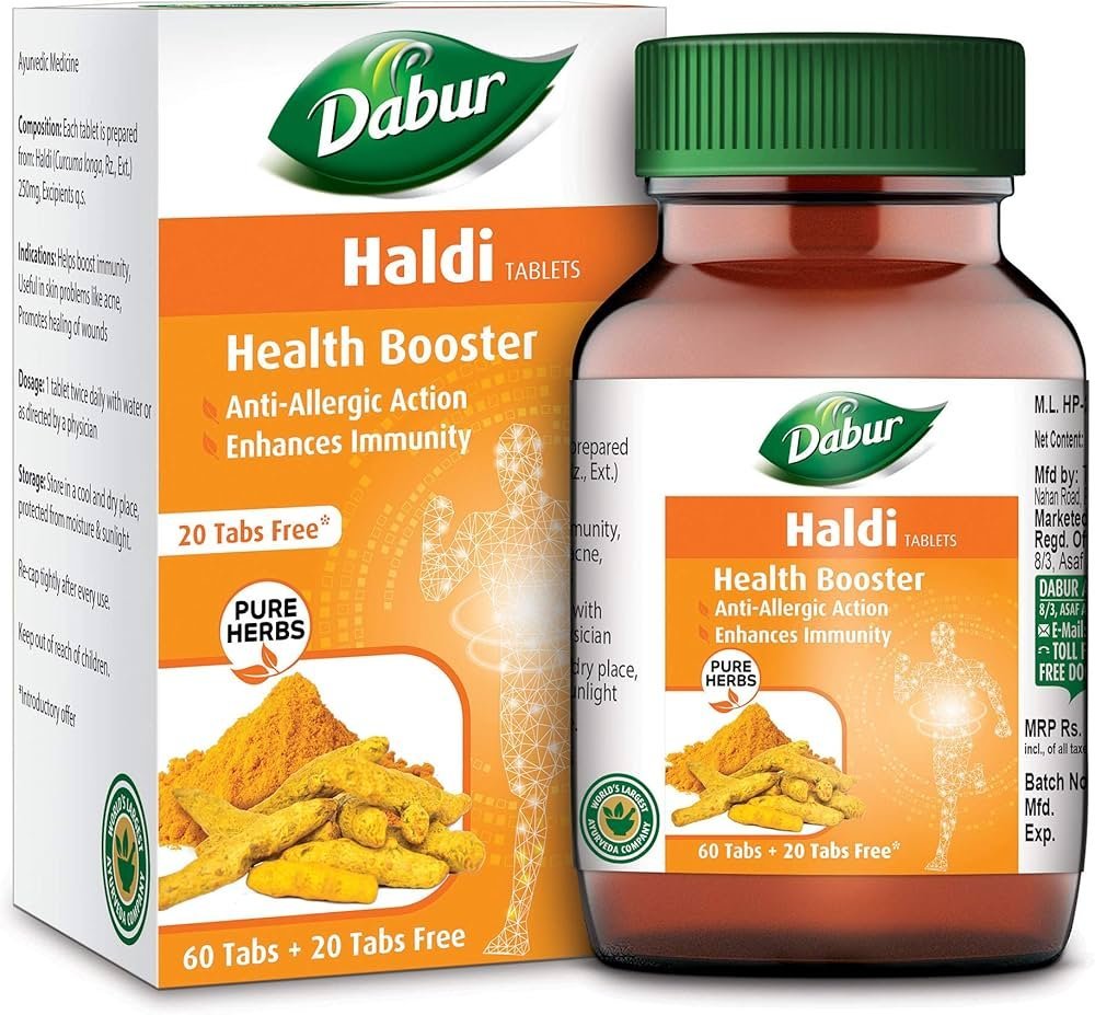 Dabur Pure Herbs Haldi Tablet