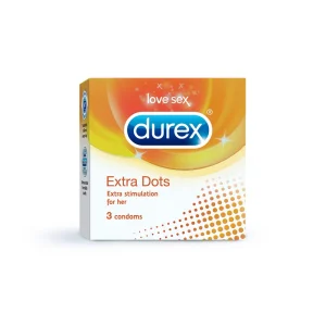 Durex Extra Dots 3 Condoms
